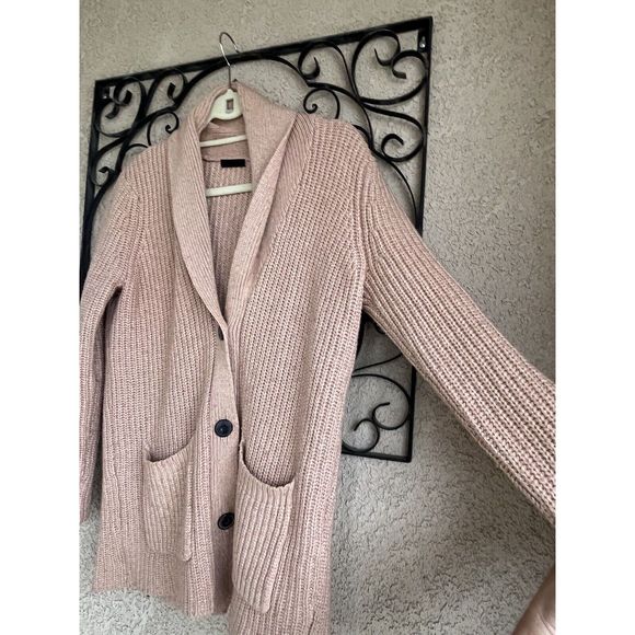 atm anthony thomas melillo Cardigan Sweater - M - Dust Rose Pink - Picture 5 of 10